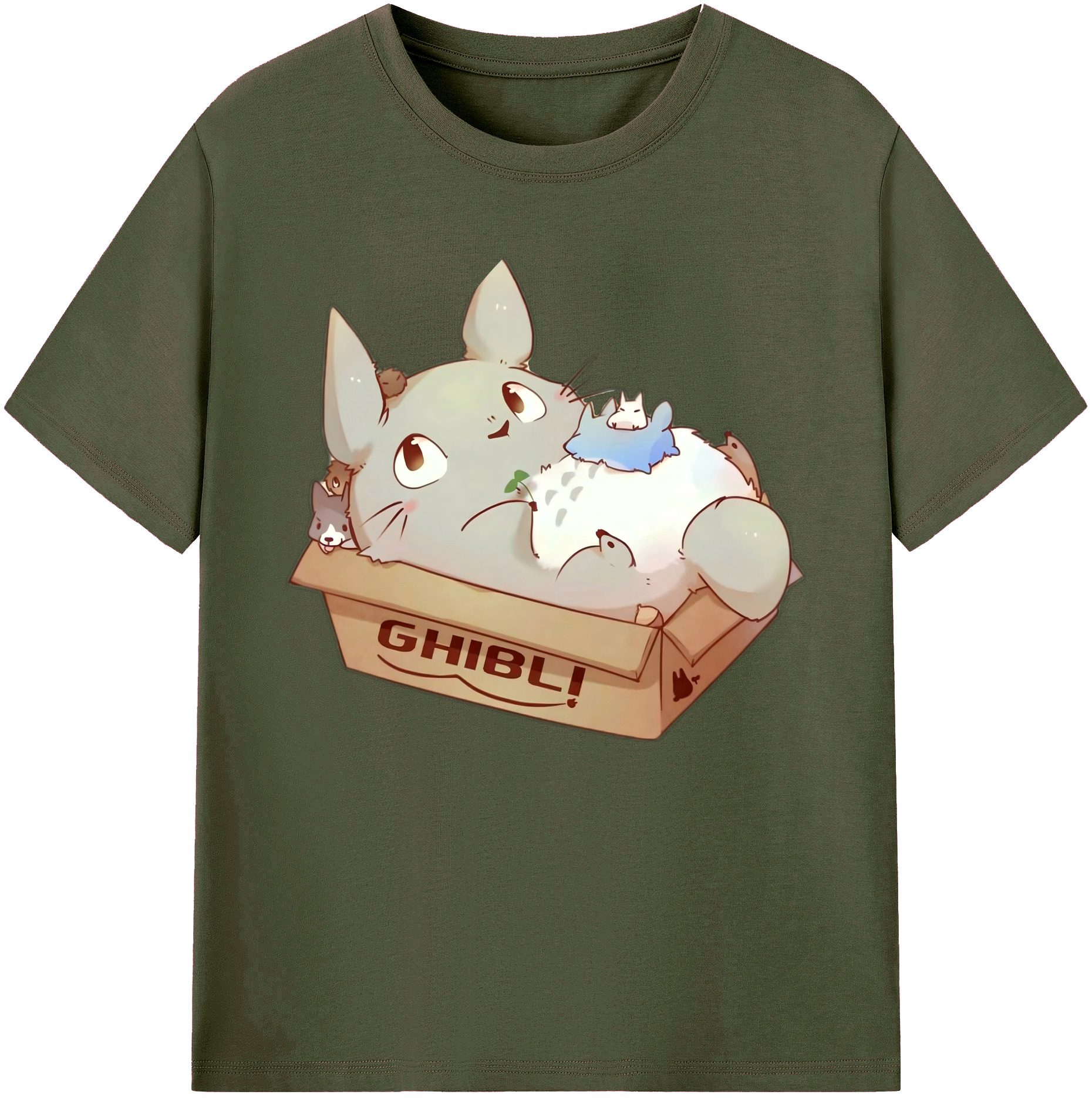 （画像用） となりのトトロ 草壁メイ 草壁サツキ My Neighbor Totoro Satsuki Kusakabe Mei Kusakabe 綿100％ メンズ半袖Tシャツ｜肌触りやわらか＆通気性